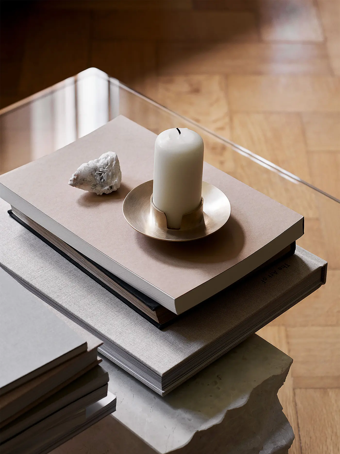 FERM LIVING | Kerzenhalter BLOCK Brass | 